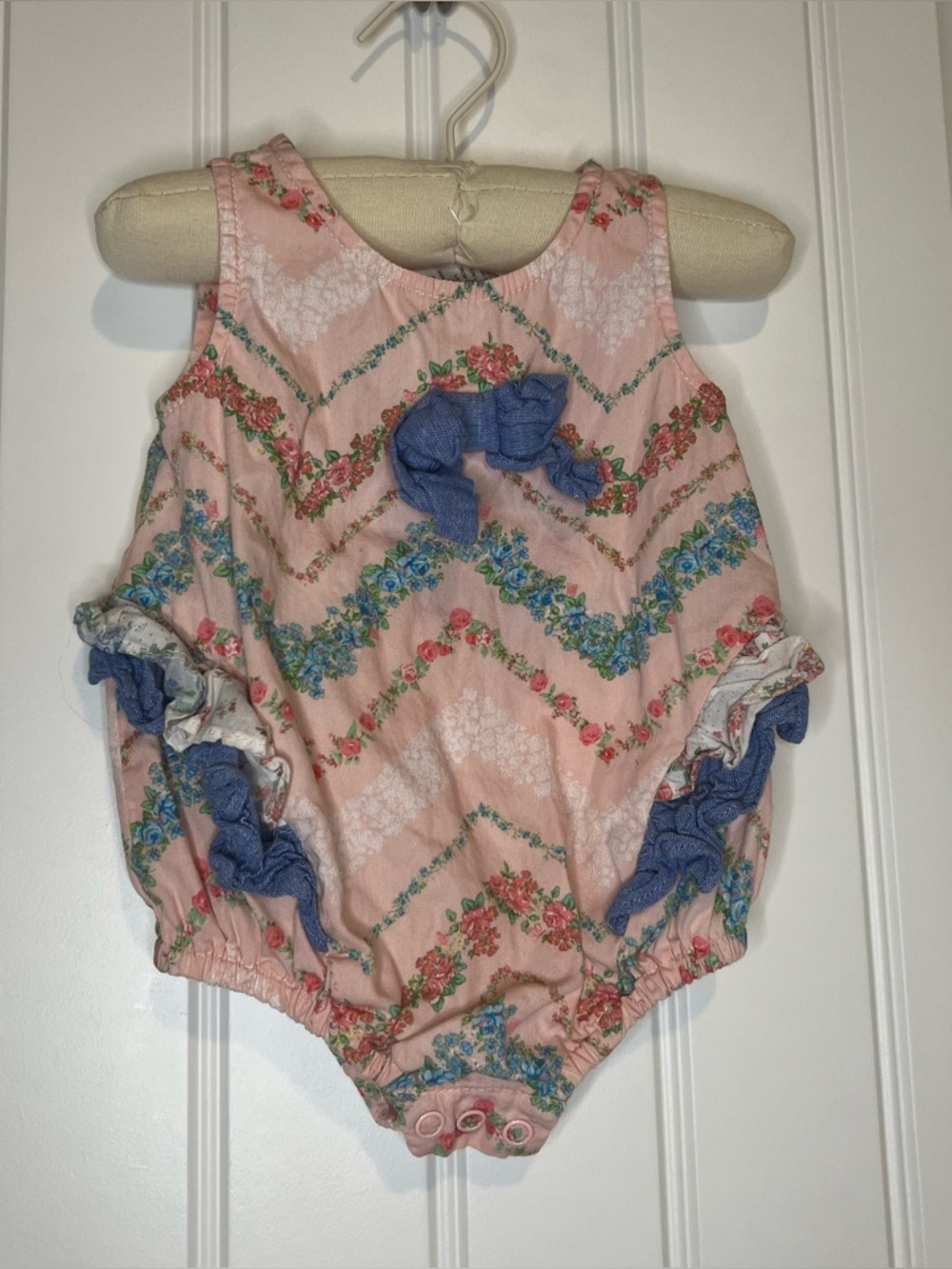 Pink & Blue Romper
